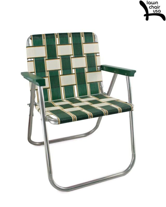 LAWN CHAIR USA CHARLESTON PICNIC FOLDING CHAIR 「Made in U.S.A」 PUG0506 GREEN ローン チェア チャールストン ピクニック フォールディング チェア グリーン 折りたたみ椅子 アメリカ製 アウトドア キャンプ