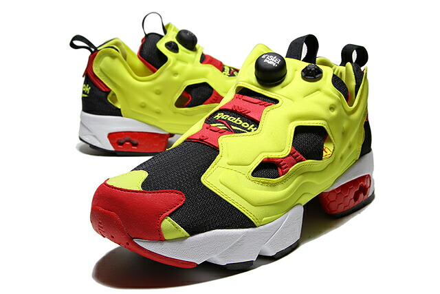 「メンズサイズ」 Reebok INSTA PUMP FURY OG V47514 [CITRON] BLACK/HYPER GREEN/RBK RED/WHITE リーボック インスタ ポンプフューリー シトロン 2019復刻 リミテッドエディション 限定 メンズ スニーカー_1
