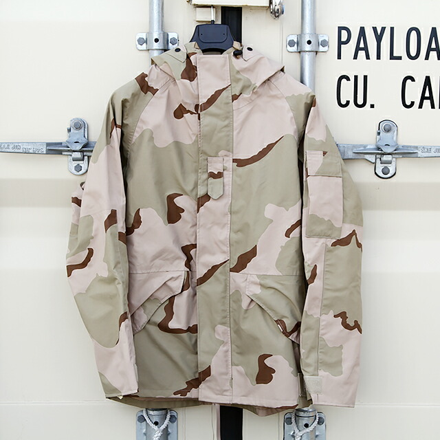 「02s DEADSTOCK U.S.ARMY ECWCS GORE-TEX PARKA GEN1 3COLOR DESART CAMO」VINTAGE COLD WEATHER PARKA LARGE/LONG 02年納品 デッドストック ゴアテックス 3C デザート カモ ジャケット 迷彩 アメリカ軍 米軍 実物 新品 放出品 メンズ アウター アウトドア