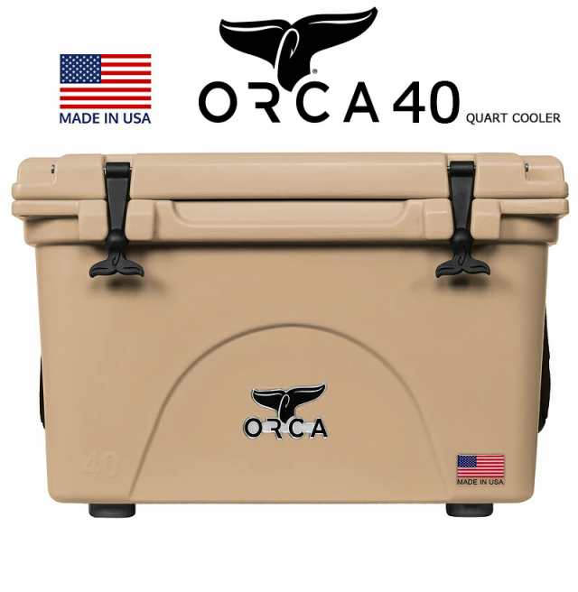 オルカクーラー 40qt orca coolers タンカラー クーラーボックス yeti