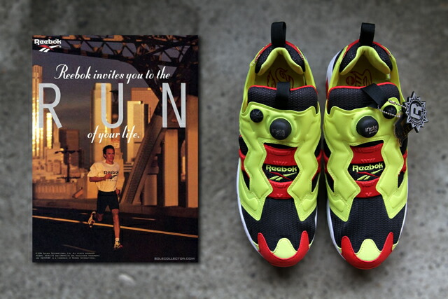 「メンズサイズ」 Reebok INSTA PUMP FURY OG V47514 [CITRON] BLACK/HYPER GREEN/RBK RED/WHITE リーボック インスタ ポンプフューリー シトロン 2019復刻 リミテッドエディション 限定 メンズ スニーカー_3