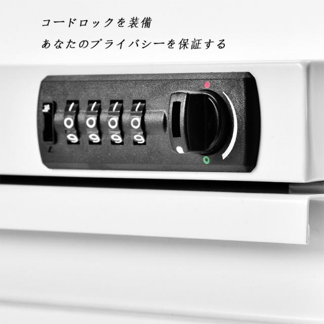 サイドワゴン 大容量 3段 キャスター付き スチール オールロック ワゴン A4 ファイル オフィス スチール 収納 事務机 キャビネット 脇机 引き出し ダイヤル デスクワゴン サイドワゴン ラック　ダイヤル錠 キャスター付き 脇机 オフィス 収納_4