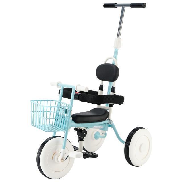 三輪車 3in1 手押し棒　乗用玩具 乗り物　おしゃれ　おもちゃ キッズ コントロールバー付き 子供用三輪車　3輪　子供　キッズ 幼児　ペダル付き