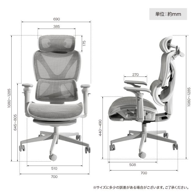 【クーポン対象外商品】ワークチェア 3Dヘッドレスト 215°アームレスト 127°リクライニング 人間工学 ランバーサポート4段階 ヘッドレスト フットレスト 足置き チェア リクライニングチェア デスクチェア オフィスチェア 椅子_16