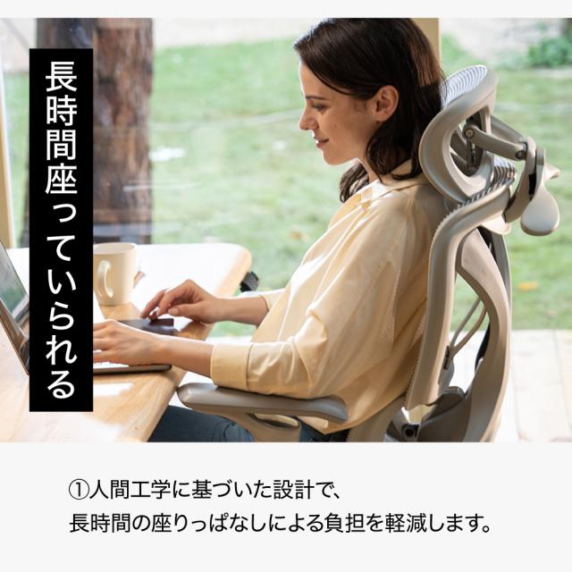 【クーポン対象外商品】ワークチェア 3Dヘッドレスト 215°アームレスト 127°リクライニング 人間工学 ランバーサポート4段階 ヘッドレスト フットレスト 足置き チェア リクライニングチェア デスクチェア オフィスチェア 椅子_6