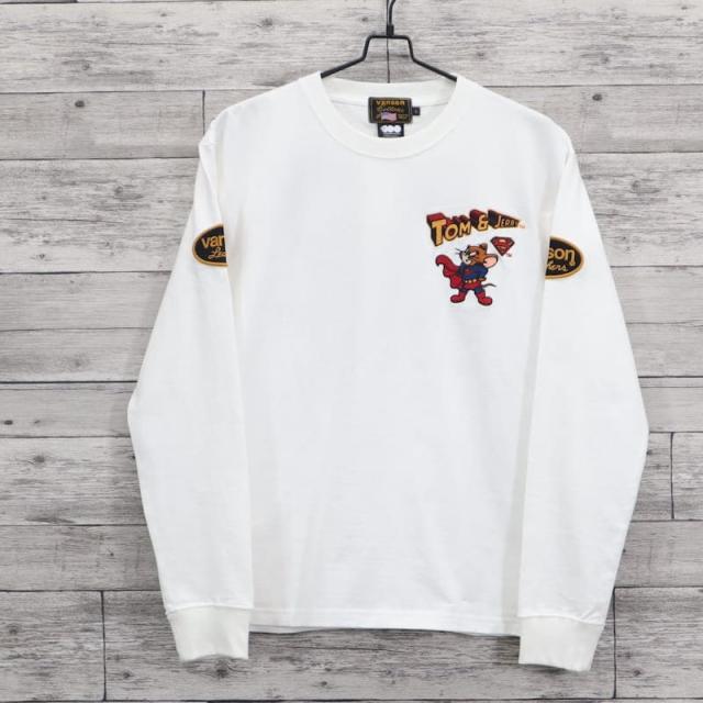 送料無料】新品 メンズ トムとジェリー VANSON バンソン スーパーマン