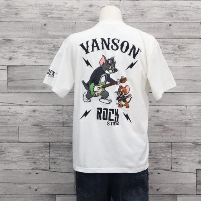 Amazon | [バンソン] トムとジェリー コラボ 刺繍 半袖 Tシャツ TJV-2317 XXL O/WHITE(オフホワイト) | Tシャツ・カットソー  通販 vanson Tシャツ VANSON バンソン 半袖 トムとジェリー コラボ TOM & JERRY メンズ キャラクター TJV-2518  刺繍 [バンソン] トムとジェリー ... VANSON トムジェリ トムとジェリー Tシャツ XXL