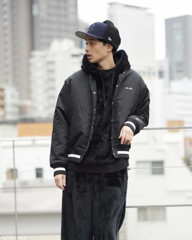 ニューエラバーシティジャケット L NEW ERA NYLON VAR - スタジャン