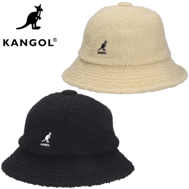 【送料無料】KANGOL カンゴール 正規品 ベル型 ハット ベルハット HAT 帽子 ボア ファー フェイクファー ファーハット カンガルー ロゴ 日本限定 メンズ レディース ユニセックス アイボリー 黒 ブラック