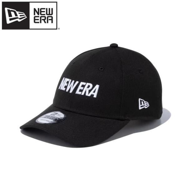 新品 NEWERA ニューエラ 正規品 キャップ CAP 帽子 9FORTY ワードマーク ロゴ シンプル ユニセックス メンズ レディース 黒 ブラック 13552080の通販は