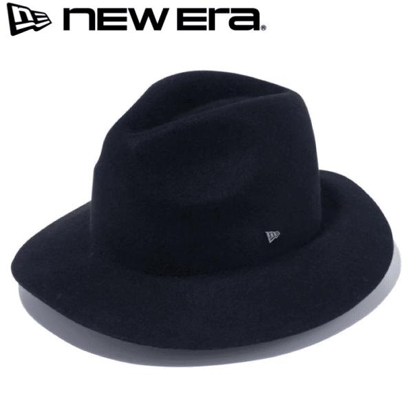 NEWERA ニューエラ 正規品 ハット HAT ブロードウェイ 中折れハット フェルト ソフトハット 中折れ帽 帽子 広つば つば広 ウール メンズ レディース ブラック