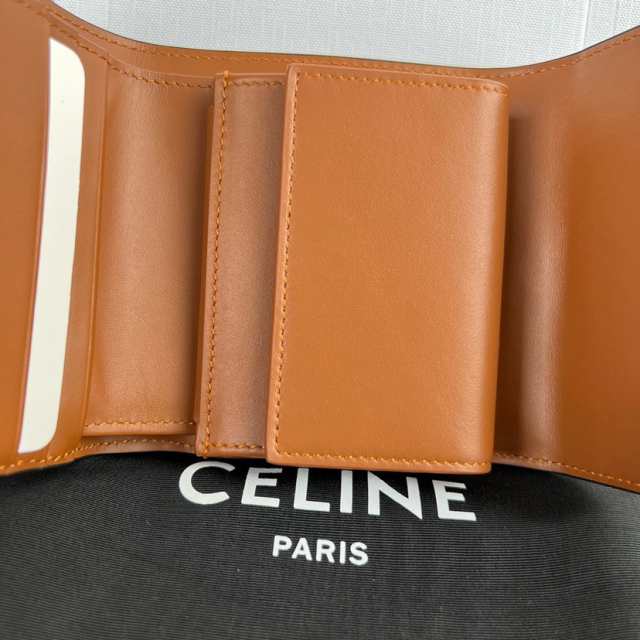 数量限定」celine セリーヌ 財布 三つ折り トリフォールド ウォレット