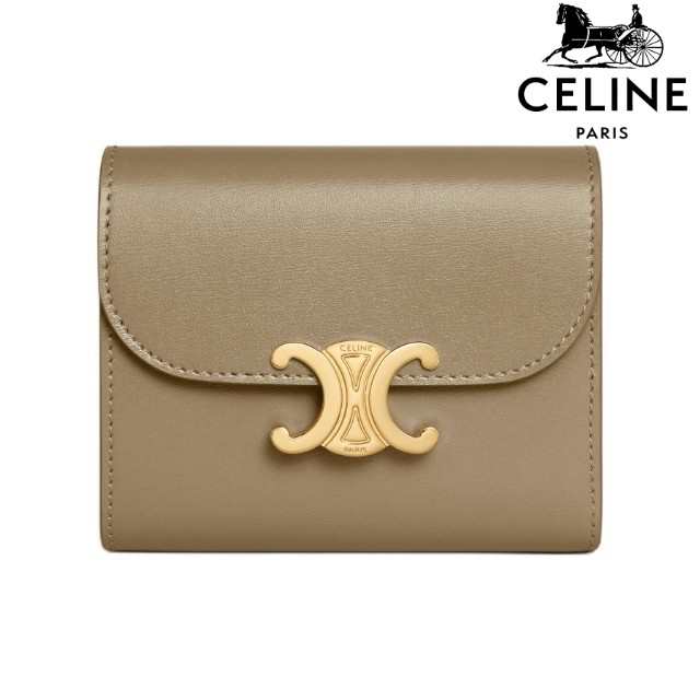 数量限定】celine セリーヌ 財布 新品 三つ折り ミニ スモール フラップ ウォレット トリオンフ ショルダー バッグ レザー レディース  の通販はau PAY マーケット - 2co2coshop | au PAY マーケット－通販サイト