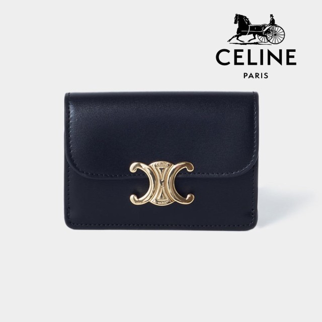 数量限定」celine セリーヌ 二つ折り カードケース 名刺入れ 新品 ミニ 