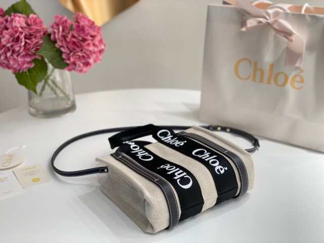 「一点限定」クロエ CHLOE ショルダーバッグ chloe トートバッグ スモール ショルダー付き 2WAY キャンバストート 並行輸入品 新入荷  通｜au PAY マーケット