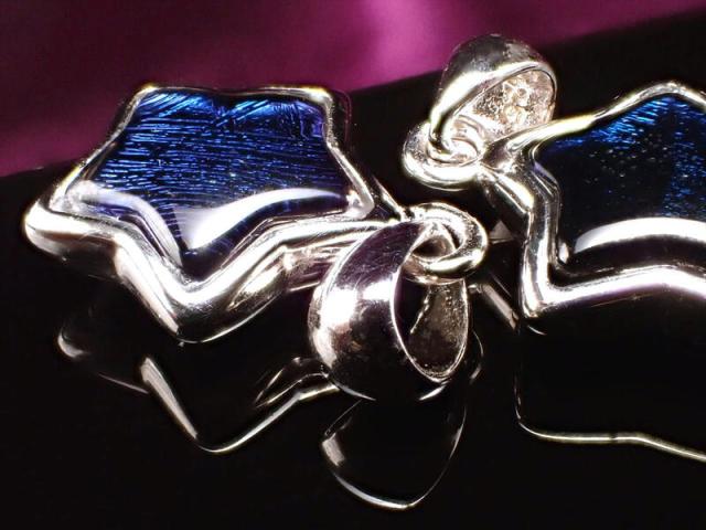 ギベオン星型チャーム 3個セット ギベオン(隕石)星型 ペンダントトップ