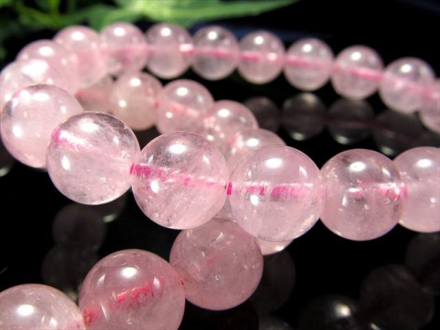２２時までタイムセール　ピンクアクアマリン(高品質モルガナイト)ブレスレット 4A モルガナイト ピンクアクアマリン ブレスレット 約7mm-7.5mm