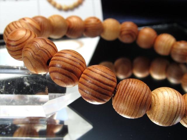 正規品 世界銘木協会 高野山壇上伽藍中門檜 ブレスレット 8.5mm-9mm×24珠前後 厄除け・浄化・先祖からの守護 弘法大師 空海 から紡がれる年輪 国産天然木使用 証明書付属 高野山産 sp_7