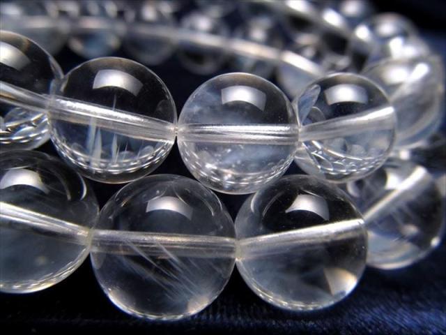 オススメグレード エンジェルフェザー クォーツ ブレスレット 9.5mm-10mm×20珠前後 天然石 ビーズ ふんわりフェザーの超希少石 神秘的な天使のシンボル ヒーリングストーン_1