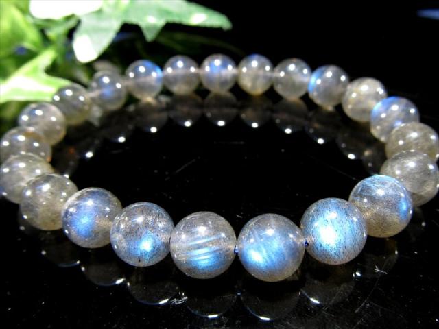 美麗シラー ラブラドライト ブレスレット 8mm-8.5mm×22珠