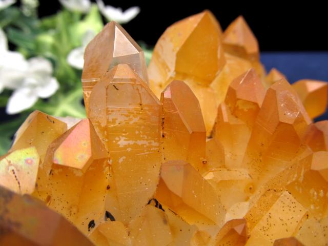 ゴールデンヒーラー クラスター 水晶 癒し 希少 極上 天然石