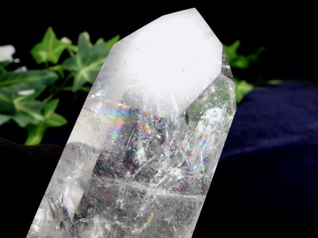 《レムリアンシード＊大型ポイント×クォーツイン・虹入り》 レムリアンシード＊大型ポイント×クォーツイン・虹入り》 虹入り！超