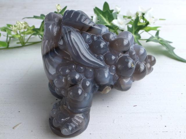 レアな大きさ！ヴィンテージ パワーストーン【ブラジル産メノウの大型