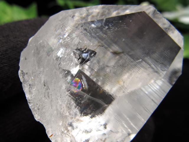 虹入り　コロンビア産　レムリアンシード　クリスタル　ポイント　D コロンビア産レムリアン ポイント コロンビア産》レムリアンクォーツ