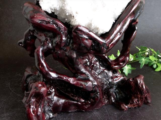 激レア 超透明スターダスト結晶 特大サイズ 四川水晶 クラスター 専用木製台座付 最大幅約210mm 重さ6304g 最高級 浄化 清らかな力をもつ全能の石 一点物 四川省産 パワーストーン 天然石 ss-30