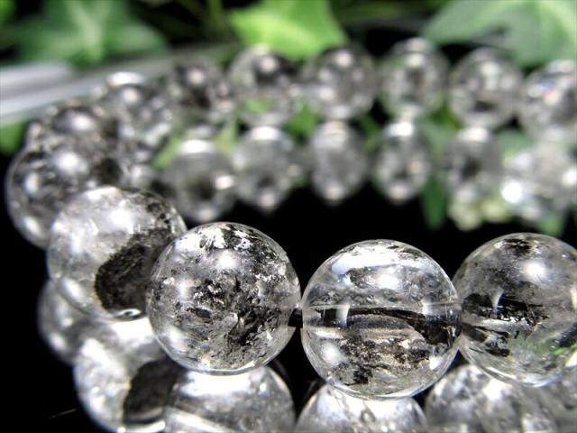 虹入り 4A エレスチャルクォーツ ブレスレット 11mm-11.5mm×19珠 最強パワー 骸骨水晶 水晶の最終形態 一点物 ヒマラヤ産 パワーストーン 天然石_2