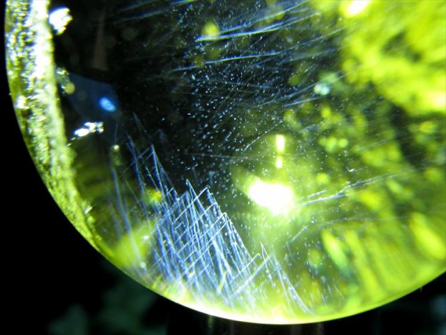 天翔ける天使の架け橋 くっきりラダー 5A 超透明 シトリン 丸玉 台座付き 直径約40mm 重さ92g 金運 財運 幸運 お守りにも 一点もの ブラジル産 パワーストーン 天然石_2