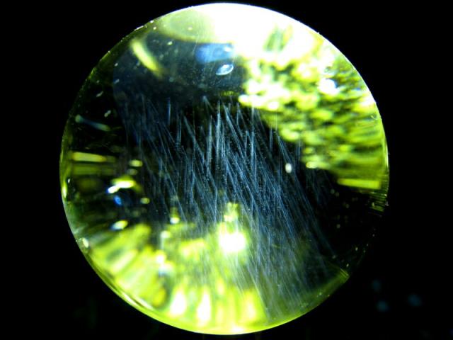 天翔ける天使の架け橋 くっきりラダー 5A 超透明 シトリン 丸玉 台座付き 直径約40mm 重さ92g 金運 財運 幸運 お守りにも 一点もの ブラジル産 パワーストーン 天然石