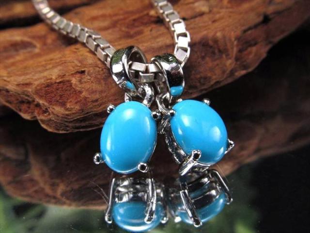 天然石 ターコイズ トルコ石 大粒 1点物 オーダーメイド ペンダント