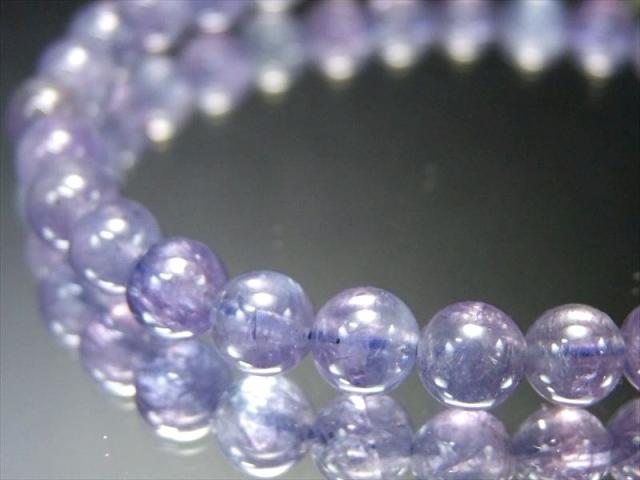 タンザナイト　ブレスレット　6.6ミリ タンザナイト ブレスレット 6.6ミリ GOLD STONE タンザナイト