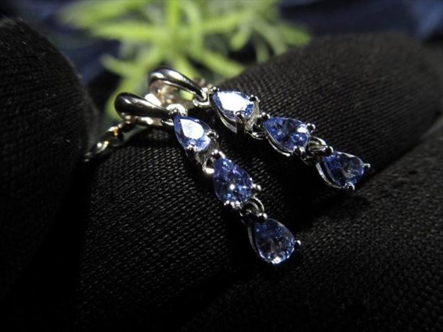 宝石質　高品質　アメトリン　ドロップ　タンザナイト　14kgf チャーム 高品質 ジェムクオリティ タンザナイト スムースドロップカット