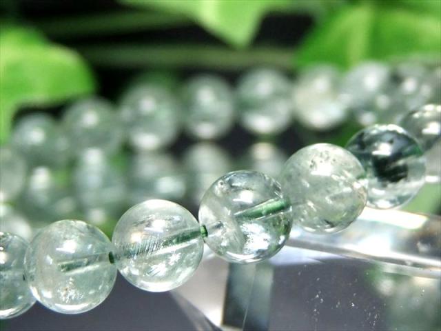 抜粋鑑別済み 虹入り 5A グリーンオリゴ クレース 天然フェルドスパー ブレスレット 7.5mm-8mm×24珠 サンストーンの母体となる鉱物 一点物 タンザニア産 パワーストーン 天然石