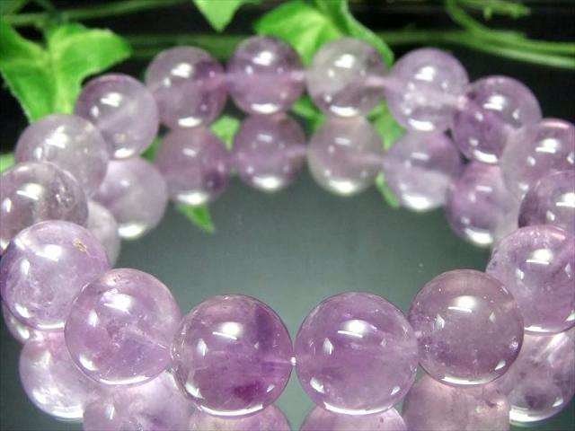 激レア・濃厚色 大珠 モンドクォーツエレスチャル ブレスレット 約14mm-14.5mm×16珠 世界的希少水晶 ギャランティーカード付き タンザニア モンド地方産 パワーストーン 天然石_7