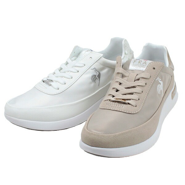 ルコック スポルティフ ラ セーヴル le coq sportif LA SEVRES QL3VJC02WH ホワイト QL3VJC02BG ベージュ  ローカットスニーカー 【レディ｜au PAY マーケット