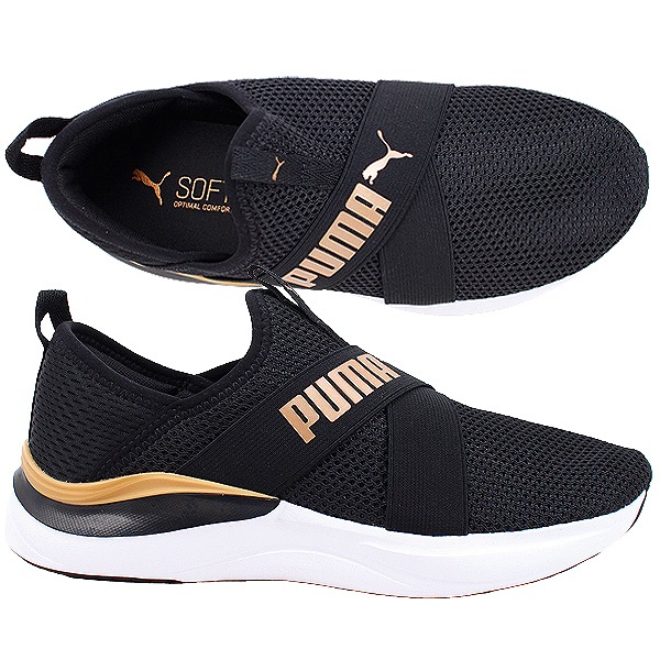 プーマ PUMA スニーカー レディース ブラック ホワイト 運動靴
