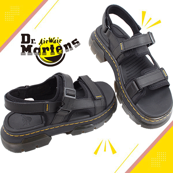ドクターマーチン サンダル レディース ブラック Dr.Martens マルチストラップ シューズ 31560001 フォースター FORSTER おしゃれ 【レディース】_2