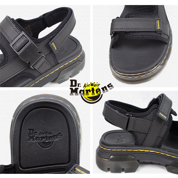 ドクターマーチン サンダル レディース ブラック Dr.Martens マルチストラップ シューズ 31560001 フォースター FORSTER おしゃれ 【レディース】_6