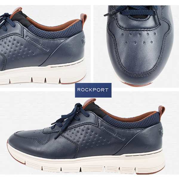 スニーカー メンズ ネイビー 撥水 カジュアル シューズ ロックポート ROCKPORT プロウォーカー ダリウス ウーバル Prowalker Darius Ubal