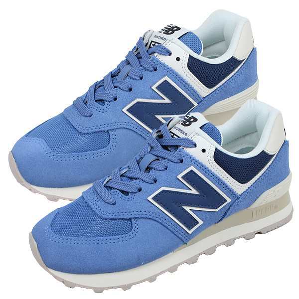 ニューバランス レディース スニーカー ブルー NEW BALANCE 幅広B ランニング おしゃれ シューズ 運動靴 カジュアル WL574DR2 RETRO BLUE