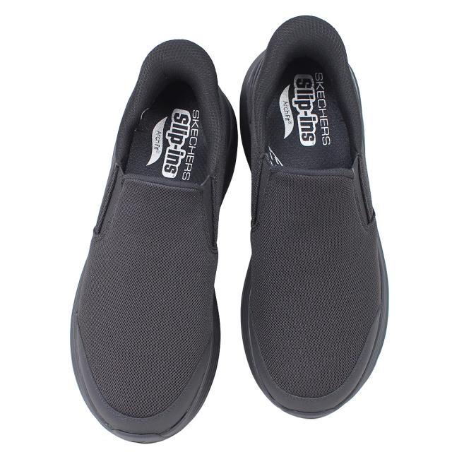 スケッチャーズ メンズ スリッポン スニーカーSKECHERS ブラック