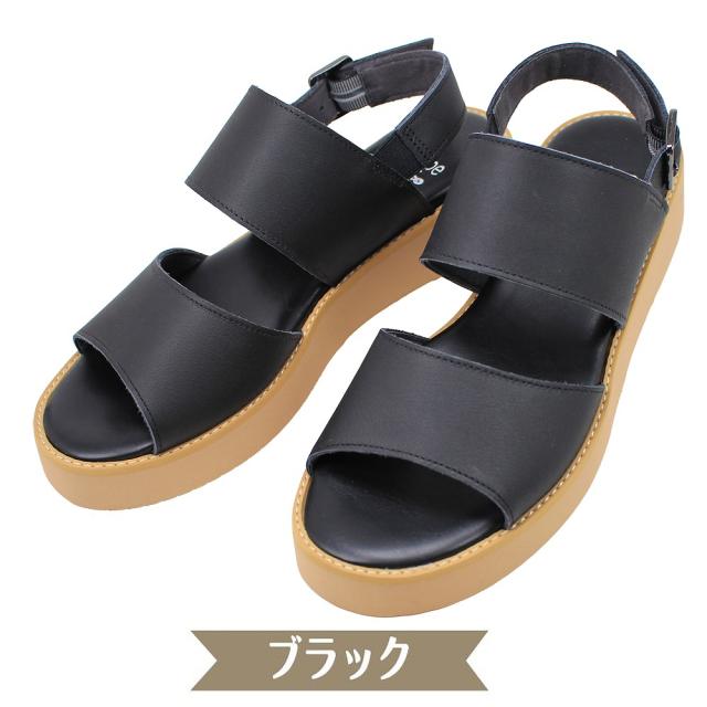 レシピ 日本製 レディース サンダル 厚底 レザー Recipe ブラック L.ブラウン かわいい 本革 RP 534 カジュアル お出かけ 【レディース】 レシピ 日本製 レディース サンダル 厚底 レザー Recipe ブラック L