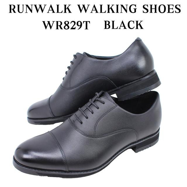 アシックス メンズ フォーマル 靴 ランウォーク ウォーキング シューズ ビジネスシューズ 25.0cm 25.5cm 26.5cm ストレートチップ WR829T ブラック 3E 冠婚葬祭 ASICS WALKING RUNWALK WALKING SHOES【メンズ】