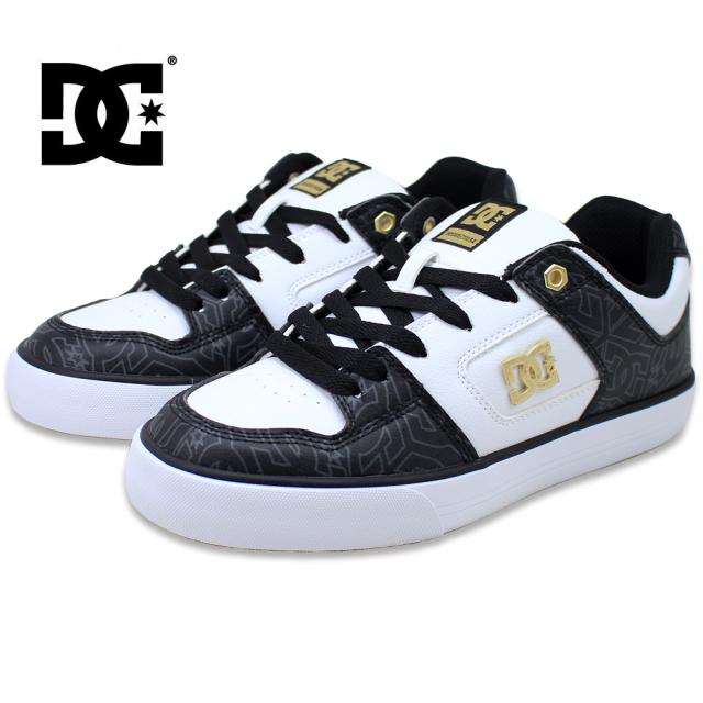 ディーシーシューズ DC SHOES スニーカー メンズ PURE SE SN DM256304 ホワイト ブラック 白 黒 ローカット カジュアル スケートシューズ 人気モデル 【メンズ】