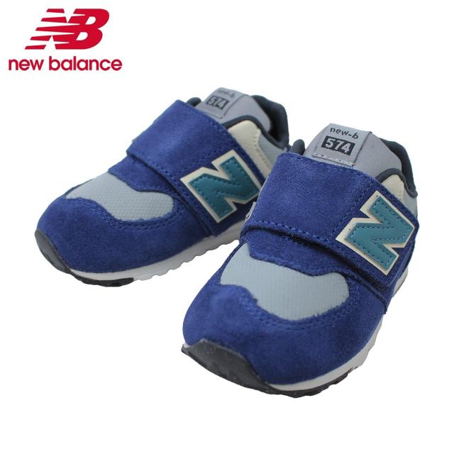ニューバランス ベビー キッズ スニーカー シューズ 子供靴 574 NW574SOA 運動靴 ネイビー ベルト付き マジックテープ 軽量 保育園 幼稚園 New Balance 【子供・キッズ】