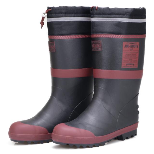 弘進ゴム メンズ 男性用 紳士用 安全長靴 鉄製先芯入り レインブーツ 丈夫 ジョーブーツセーフティJSB301