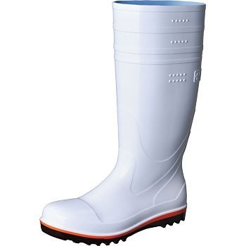 弘進ゴム メンズ PVC安全長靴 耐油性 先芯入り 抗菌 日本製 ハイブリーダーガードHB500 ビッグサイズ